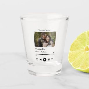 Verre A Shot Sélection personnalisée de musique photo pour les 