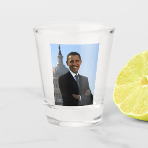 Verre A Shot Sénateur américain, 44e président américain Barack