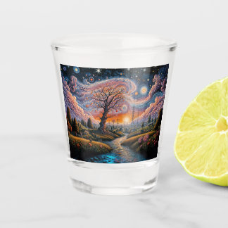 Verre A Shot "Sérénité cosmique"