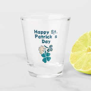 Verre A Shot Shamrock Clover Irish Joyeux St Patrick`s Day