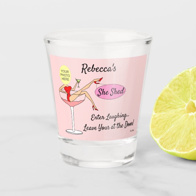 Verre A Shot She Shed Shot Glass (Devant)