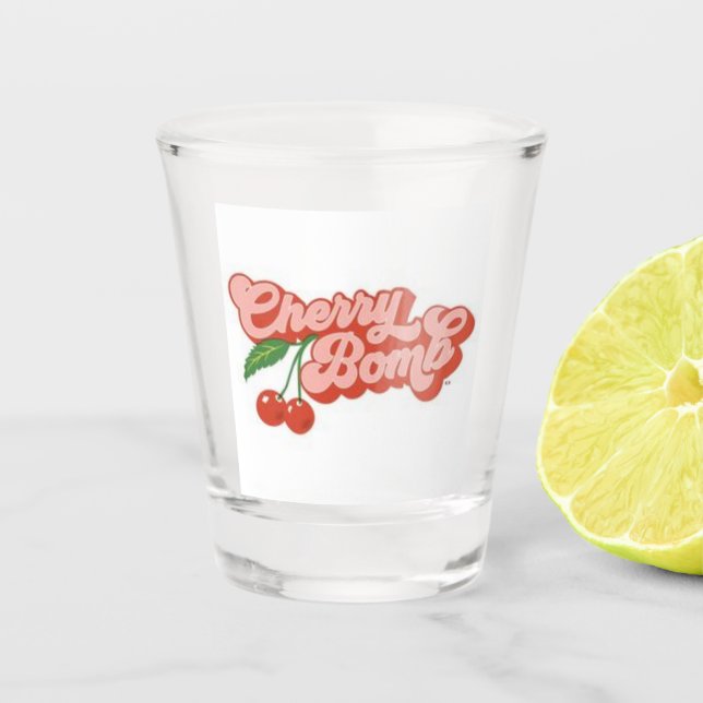 Verre A Shot shotglas cherry bomb (Devant)