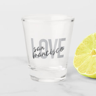 Verre A Shot Simple, moderne, design urbain Love San Francisco