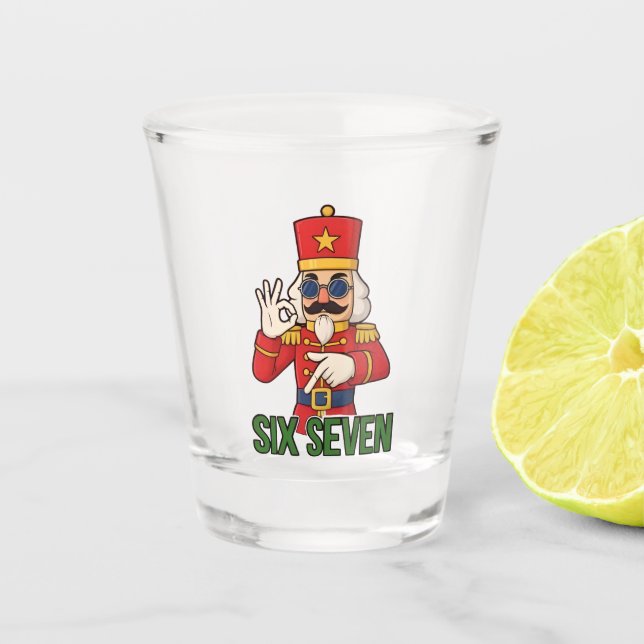 Verre A Shot Six Seven Snowman Christmas Nutcracker 6 7 Xmas  (Devant)