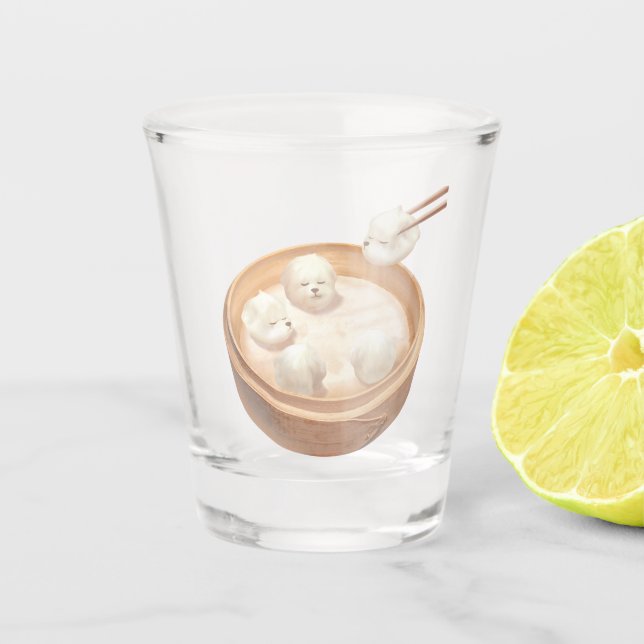 Verre A Shot Smile Dog - Xiao Long Bao Délice (Devant)