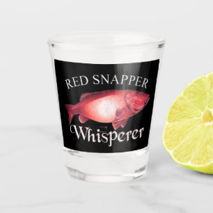 Verre A Shot Snapper rouge Whisperer Dark