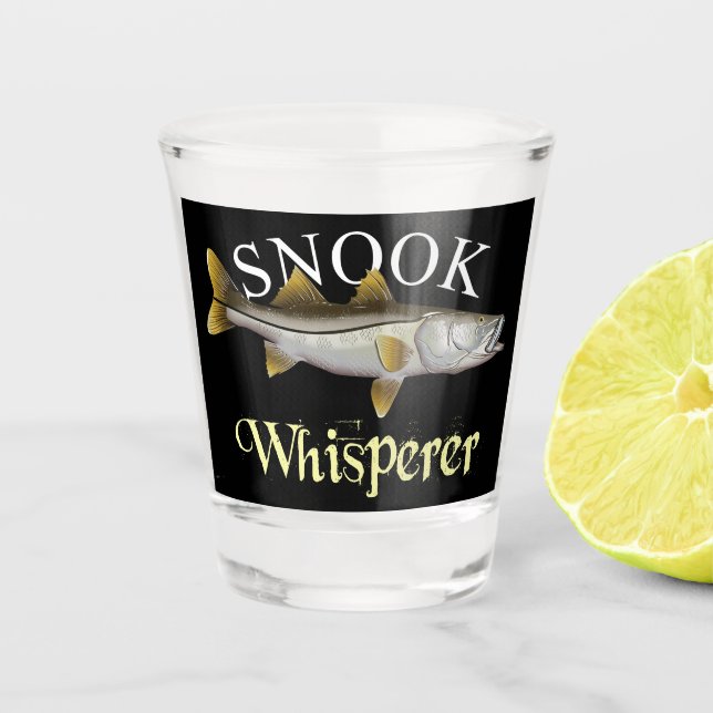 Verre A Shot Snook Whisperer Dark (Devant)