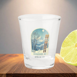 Verre A Shot Snowshoe West Virginia USA vacances ski shotglass