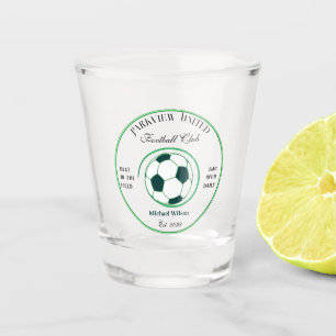 Verre A Shot Soccer Football Club Bar Lunettes de bain