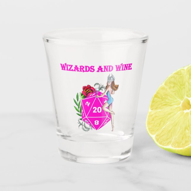 Verre A Shot sorciers et vins (Devant)