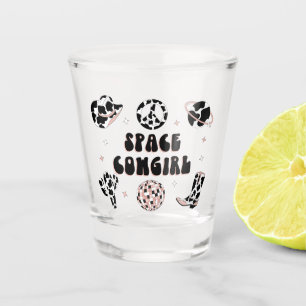 Verre A Shot Space Cowgirl Bachelorette Shot Glass