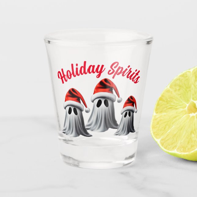 Verre A Shot Spiritueux de vacances (Devant)