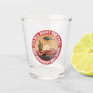 Verre A Shot SRCHA 2024 Southwest Heli Rodeo Shot Glass