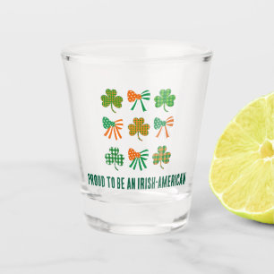 Verre A Shot St patrick Coquette Shamrock FIER IRLANDAIS AMÉRIC