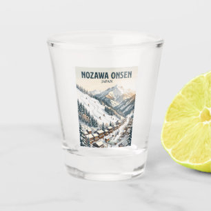 Verre A Shot Station de ski de Nozawa Onsen Japon