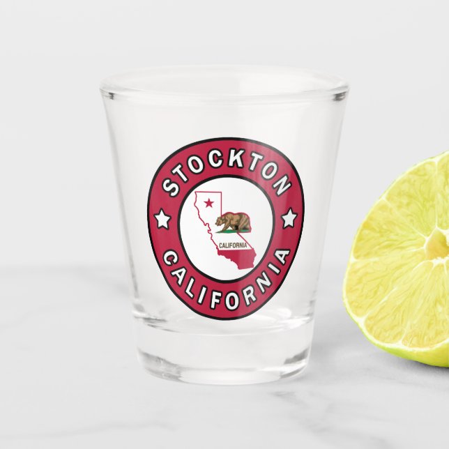 Verre A Shot Stockton, Californie (Devant)