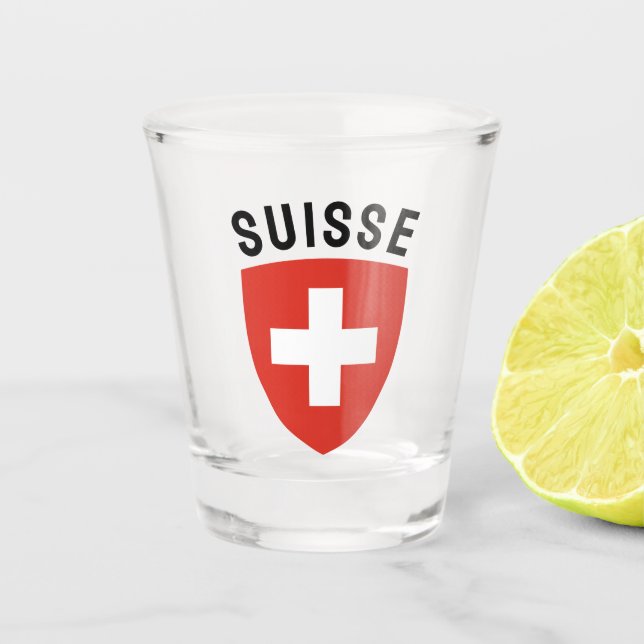 Verre A Shot Suisse (Suisse francophone) (Devant)