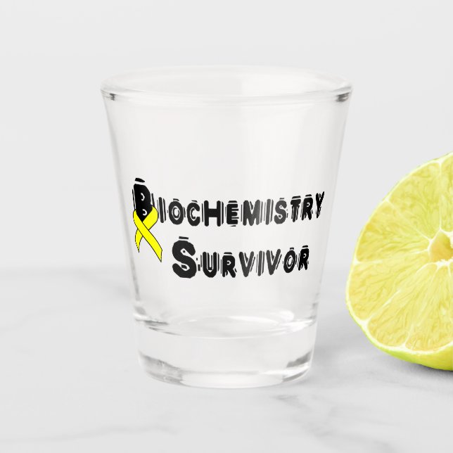 Verre A Shot Survivant en biochimie (Devant)