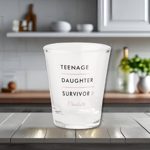Verre A Shot Survivante Adolescente Moderne Personnalisée