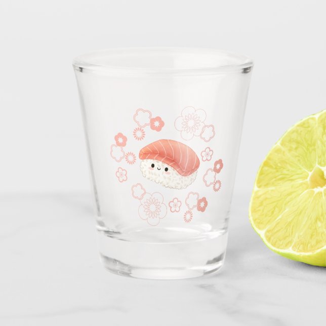 Verre A Shot  Sushi Baby Character  (Devant)