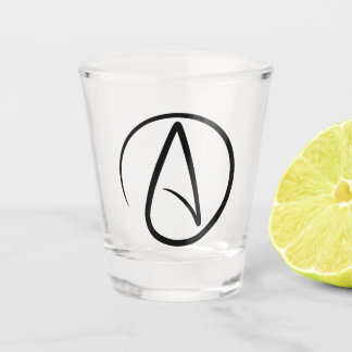 Verre A Shot Symbole de l'athéisme - Signe athée