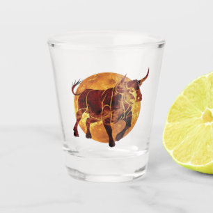 Verre A Shot SYMBOLE Zodiaque Taurus