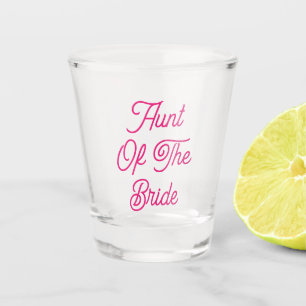 Verre A Shot Tante De La Mariée Élégante Mariage Cadeau Favor