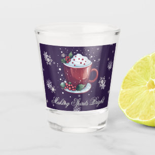 Verre A Shot Tasse de chocolat chaud de Noël Verre à shot vio