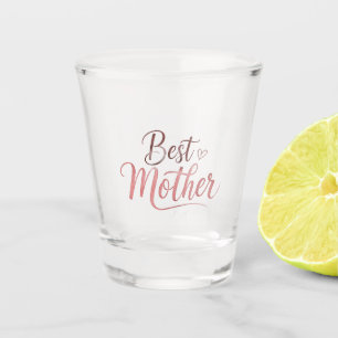 Verre A Shot Tasse Florale Meilleure Mère