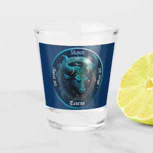 Verre A Shot Taureau Zodiaque Personnalisable