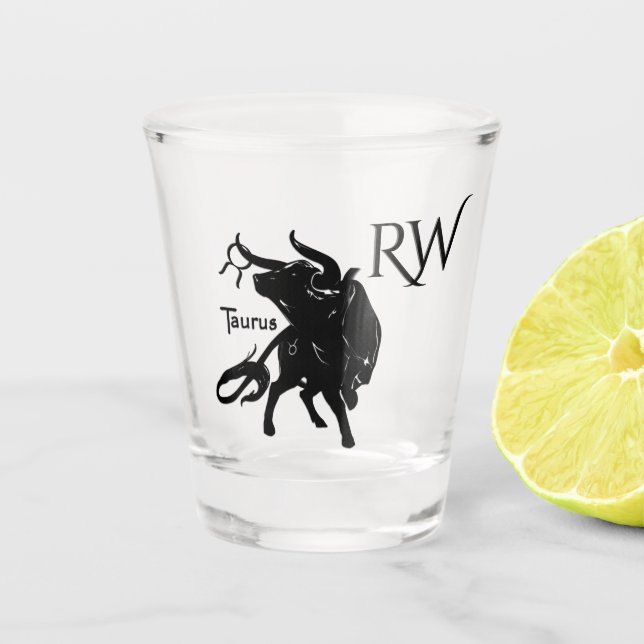Verre A Shot Taurus puissant le Zodiaque Bull (Devant)