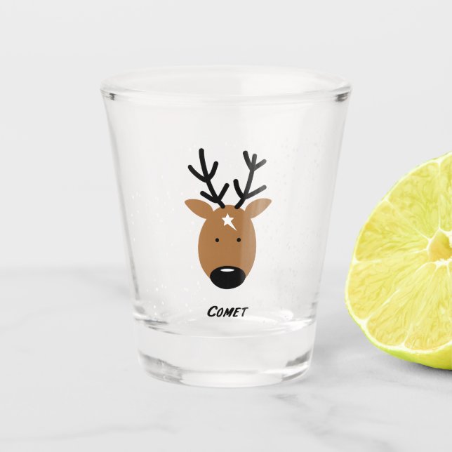 Verre A Shot Team Reindeer - Comet (Devant)
