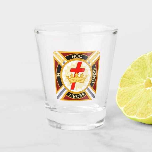 Verre A Shot Templier de Chevalier (Devant)