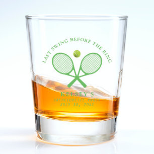 Verre A Shot Tennis Enterrement de Vie de Jeune Fille Dernier S