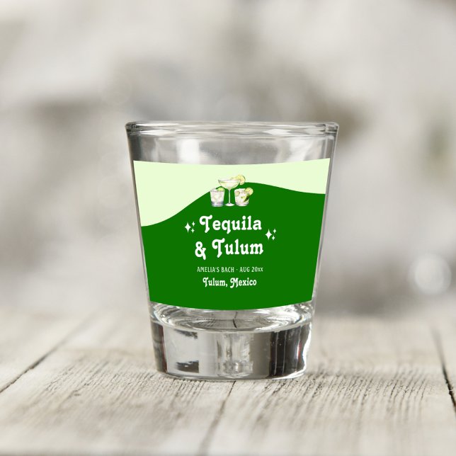 Verre A Shot Tequila Citron Vert et Enterrement de Vie de Jeune (Créateur téléchargé)
