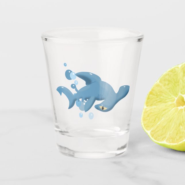 Verre A Shot Tête de caricature (Devant)