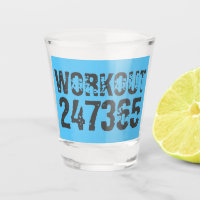 Texte usé et rayé Workout 247365 bleu
