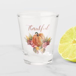 Verre A Shot Thanksgiving Automne Citrouille Thanksgiving Perso