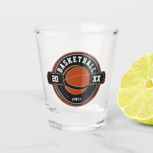 Verre A Shot Thème de basket-ball personnalisé amusant