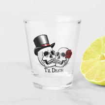 Til Death Mr et Mme Mariage Skulls