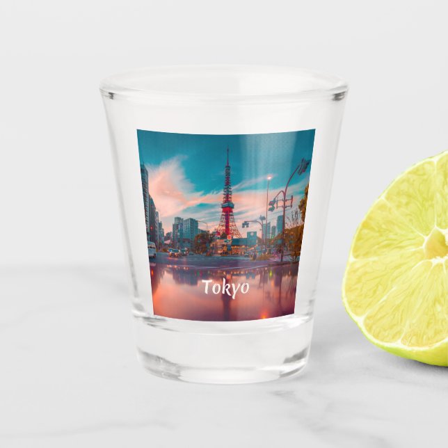 Verre A Shot Tokyo City Skytree (Devant)