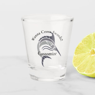 Verre A Shot Tonnerre de poisson-épée