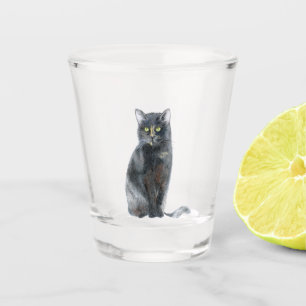Verre A Shot Tortoise Shell Kitty Cat