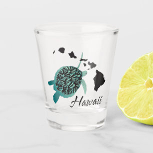 Verre A Shot Tortue des îles d'Hawaii