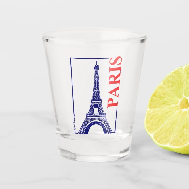 Verre A Shot Tour de Paris-Eiffel (Devant)