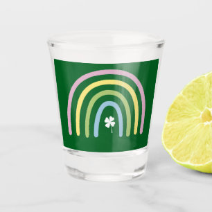 Verre A Shot Trèfle à quatre feuilles Arc-en-ciel Saint Patrick