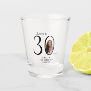Verre A Shot Trente photos minime 30e anniversaire