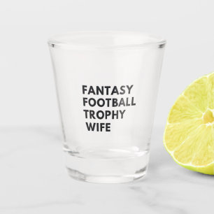 Verre A Shot Trophée de football d'Imaginaire Femme Couples amu