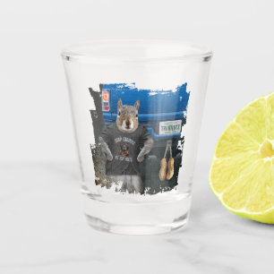 Verre A Shot Truk Nutz - drôles de noix de camion écureuil