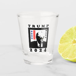 VERRE A SHOT TRUMP MAGA 2024